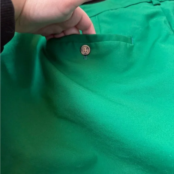 Eloquii Vibrant Green Straight Leg Pants - Picture 10 of 11